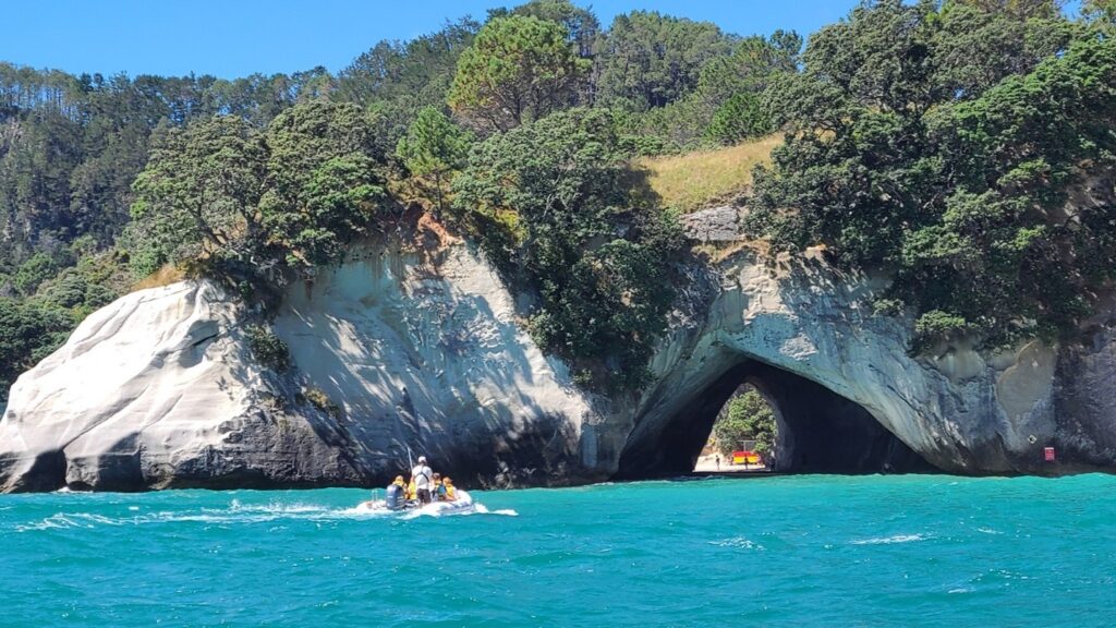 Cathedral Cove beach New Zealand travel planning