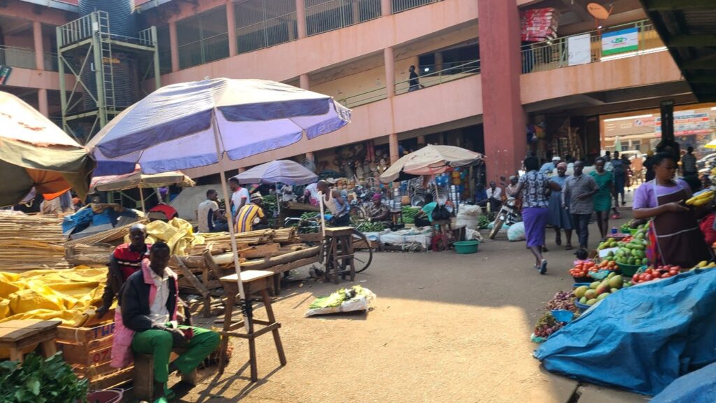 Hoima Market Uganda on a busy morning