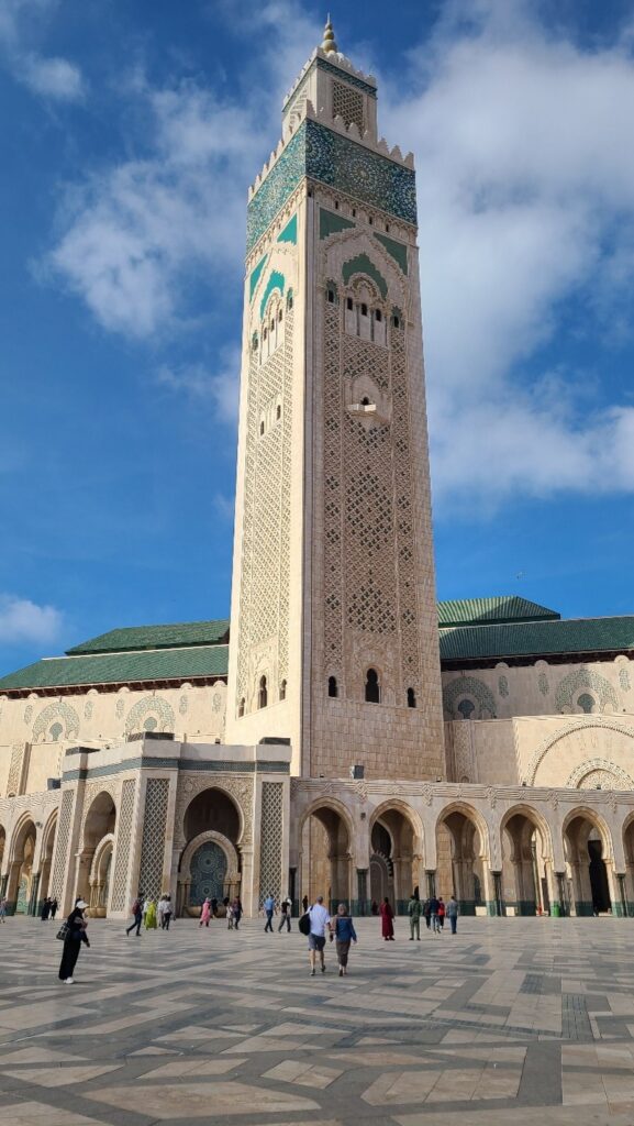 Hassan II Mosque exterior in Casablanca