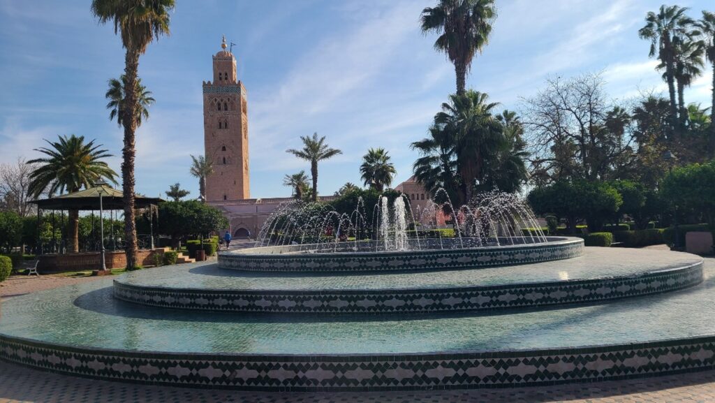 Koutoubia Mosque exterior in Marrakech