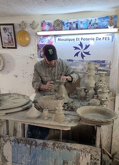 Fes pottery workshop — what to buy in Morocco