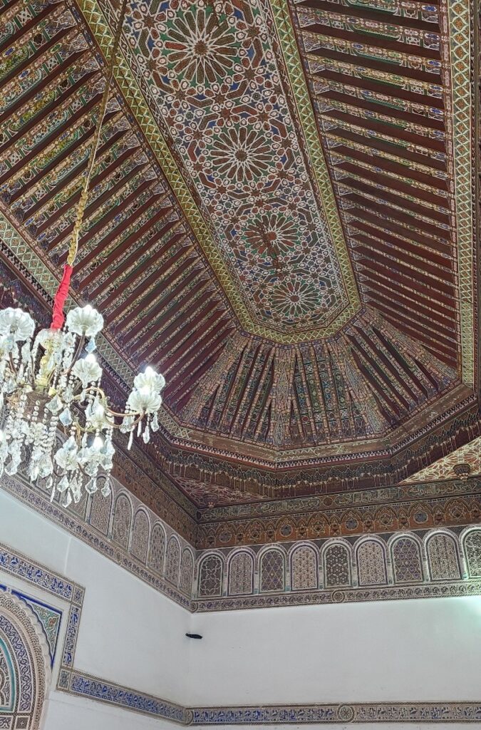 Palais Bahia painted ceilings
