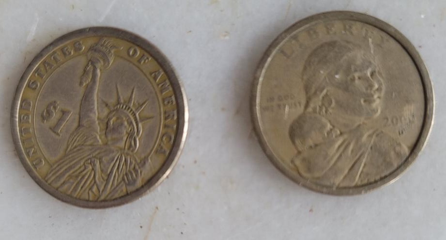 Ecuador-minted US dollar coins